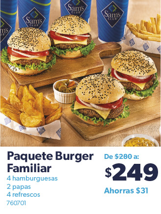 Paquete Burger Familiar