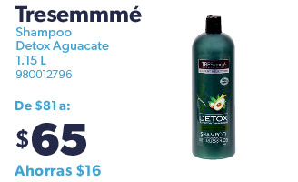 Shampoo Detox Aguacate