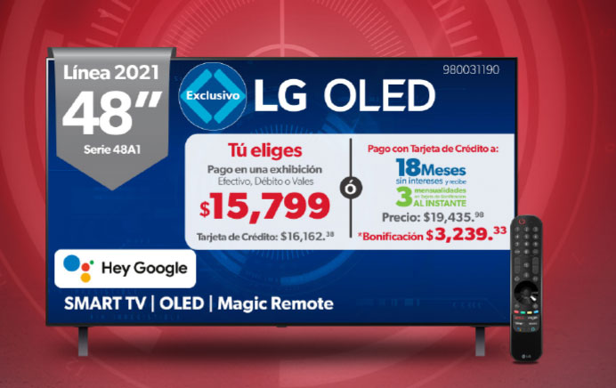Smart TV 48” OLED Magic Remote