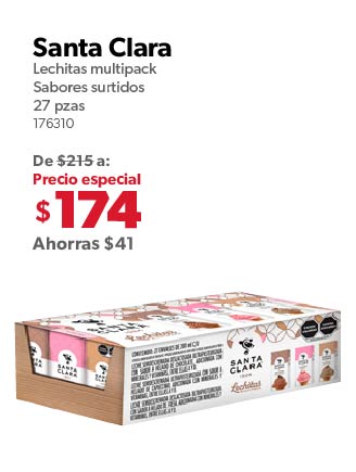Lechitas Multipack sabores surtidos 27 pzas