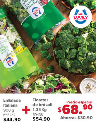 Ensalada italiana + Floretes de brócoli