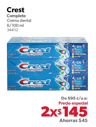 Complete Crema dental 6/100 ml