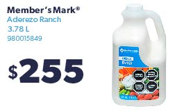 Aderezo Ranch Light 3.78 L