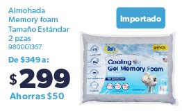 Almohada Memory foam