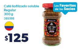 Café liofilizado soluble