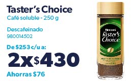 Café soluble - 250 g descafeinado