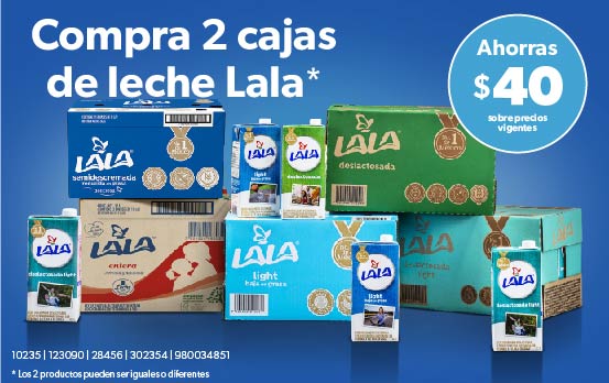 Compra 2 cajas de leche