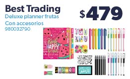 Deluxe planner frutas