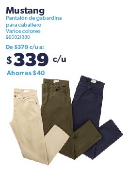 Pantalón de gabardina