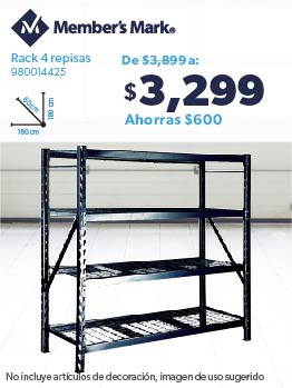 Rack 4 repisas