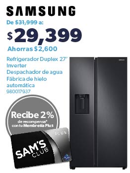 Refrigerador Duplex 27’