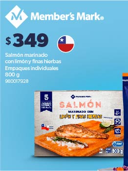 Salmón marinado