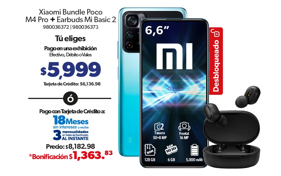 Smartphone Poco M4 Pro Azul