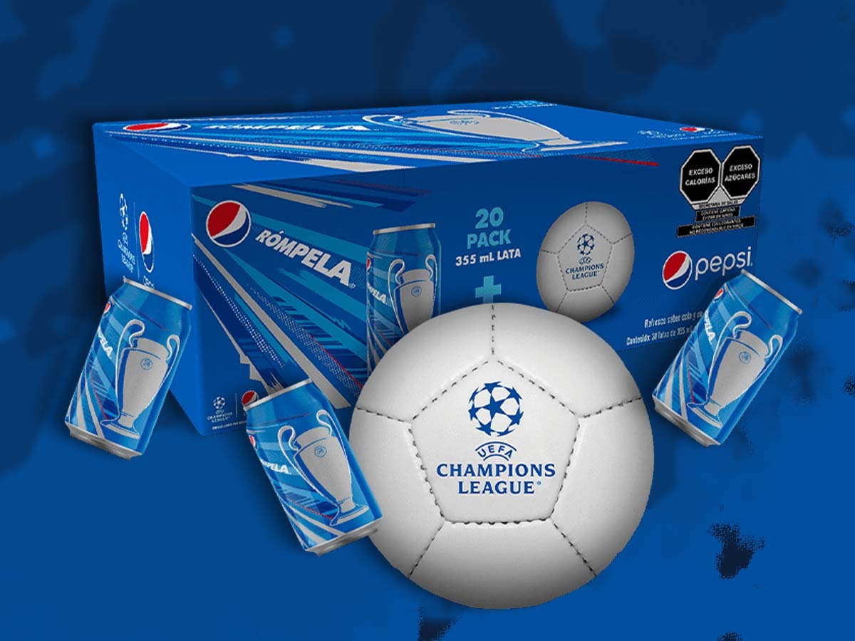 Vive tu pasión con el Pepsi® Pack Edición Champions League
