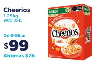 Cereal Cheerios 1.25 kg
