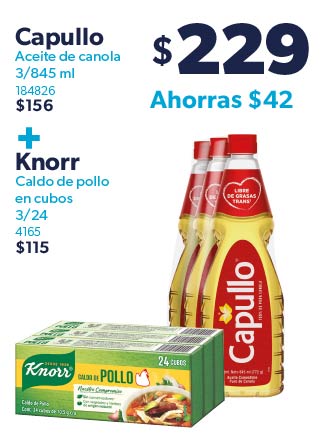 Aceite+Caldo de pollo
