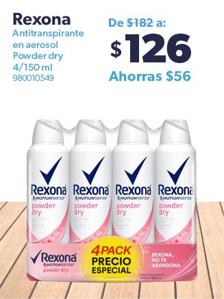 Antitranspirante en aerosol