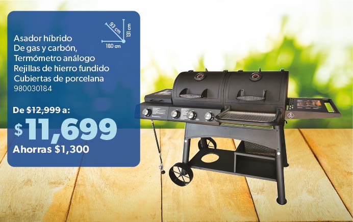 Asador híbrido