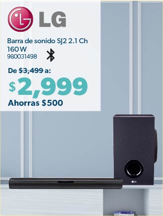 Barra de sonido SJ2 2.1 Ch