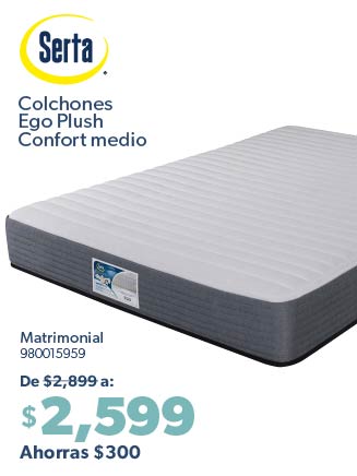 Colchones Ego Plush Matrimonial