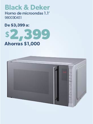 Horno de microondas 1.1’