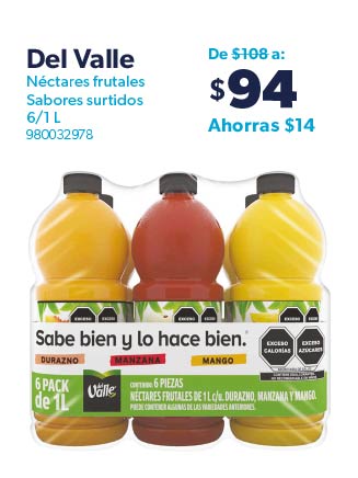 Néctares frutales
