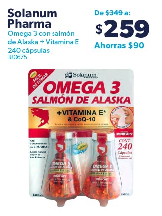 Omega 3 con salmón