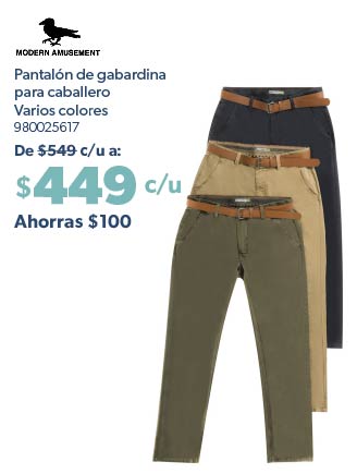 Pantalón de gabardina