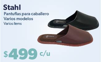 Pantuflas para caballero