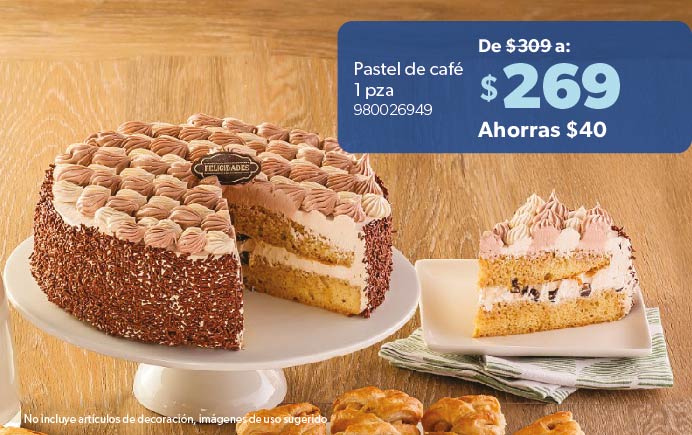 Pastel de café