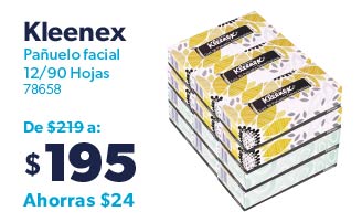 Pañuelo facial 12/90 Hojas