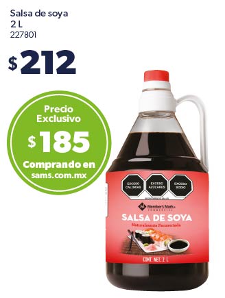 Salsa de soya 2 L