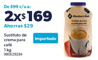Sustituto de crema para café