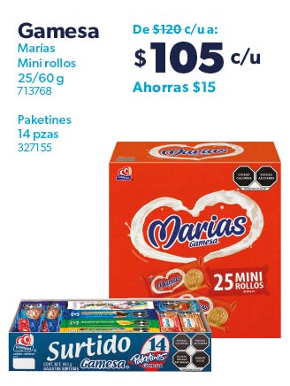 Variedad galletas