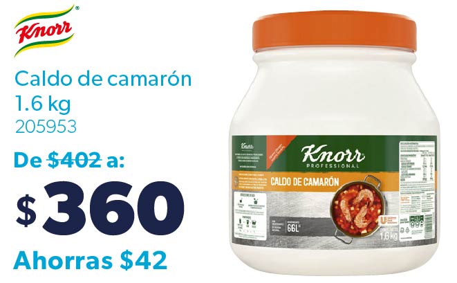 Caldo de camarón 1.6 kg