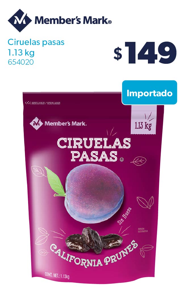 Ciruelas pasas 1.13 kg