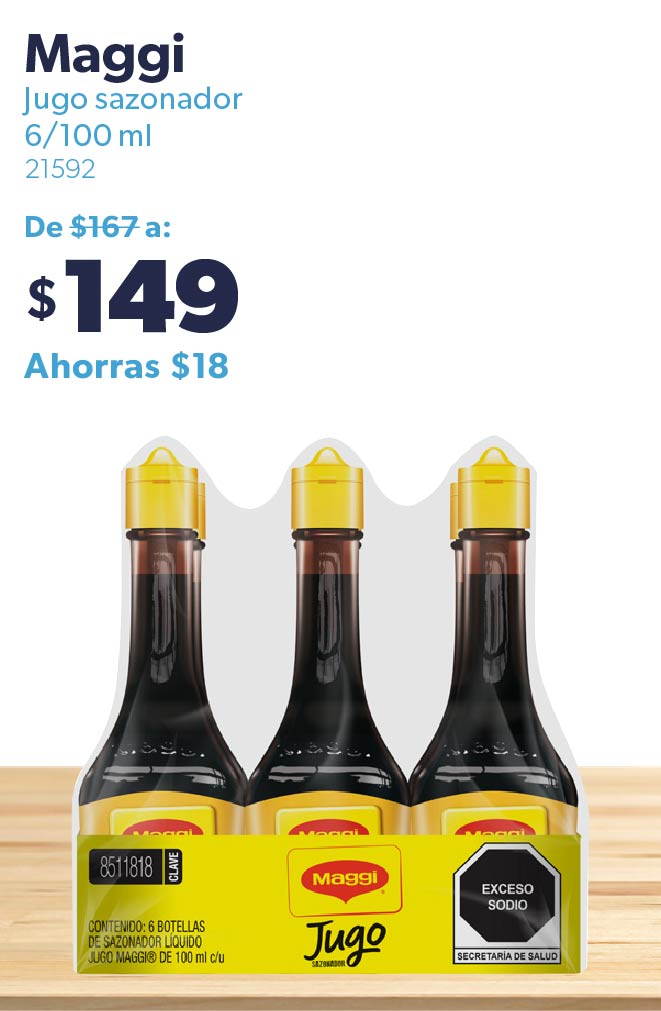 Jugo sazonador 6/100 ml