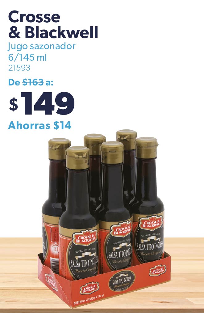 Jugo sazonador 6/145 ml