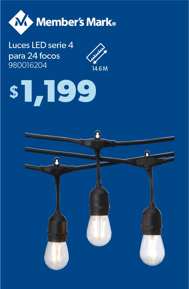 Luces LED serie 4 para 24 focos