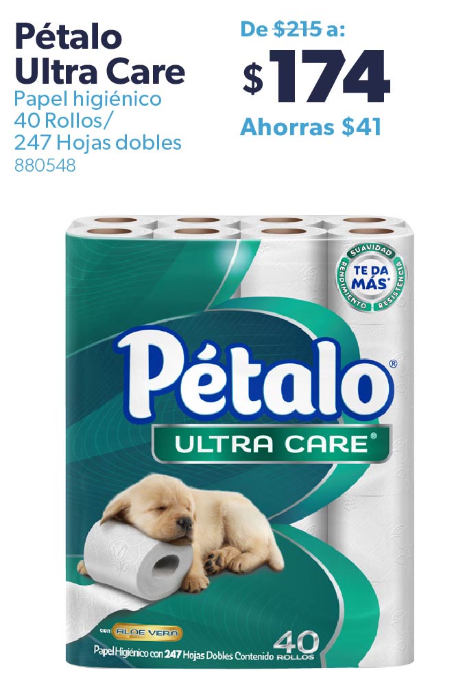 Papel higiénico 40 Rollos/ 247 Hojas dobles