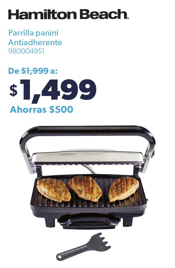 Parrilla panini Antiadherente