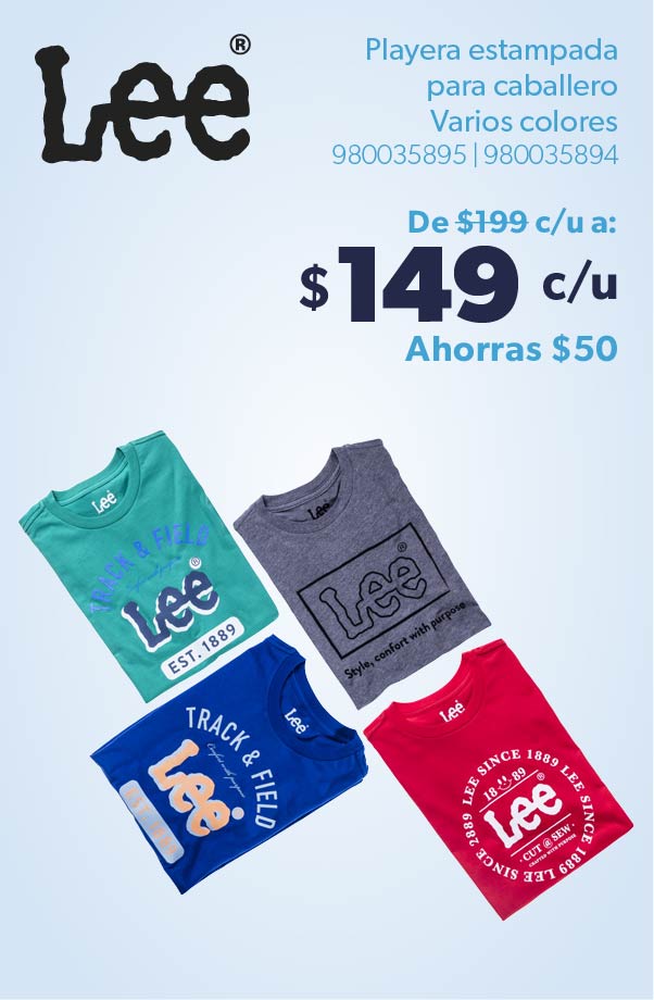 Playera estampada para caballero