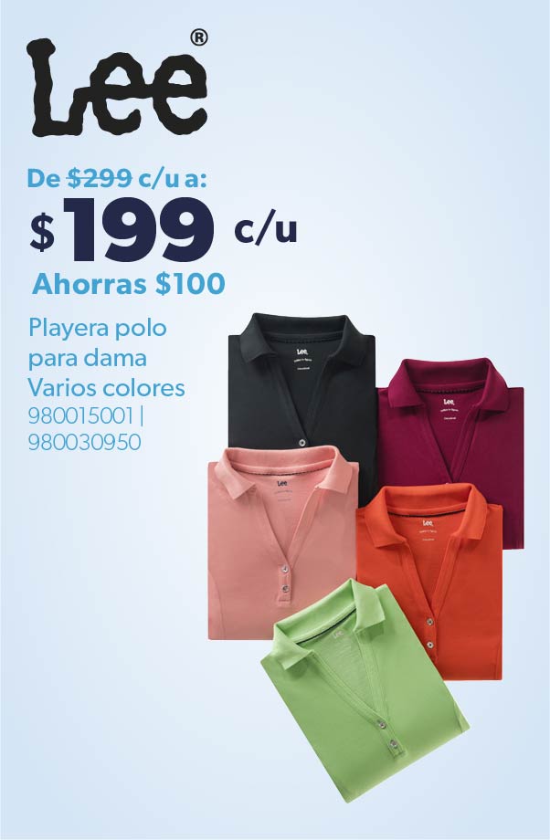 Playera polo para dama