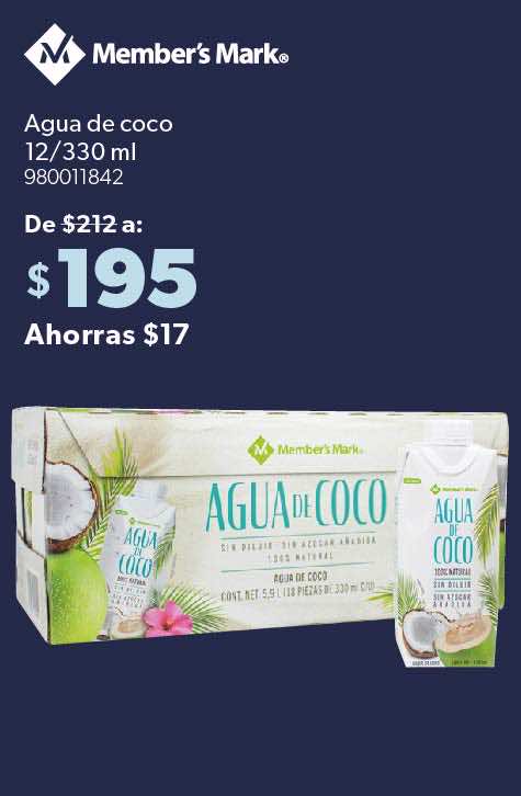 Agua de coco 12/330 ml