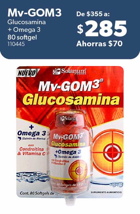 Glucosamina + Omega 3