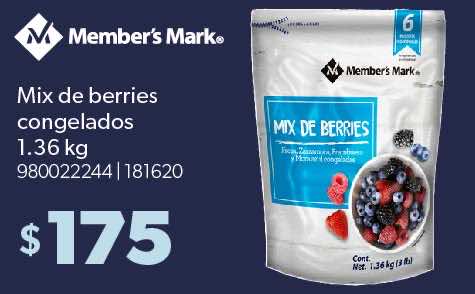 Mix de berries congelados 1.36 kg