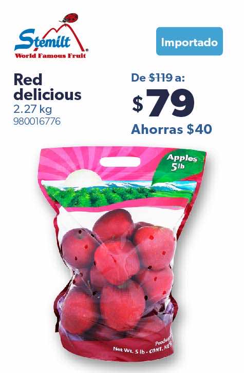 Red delicious 2.27 kg