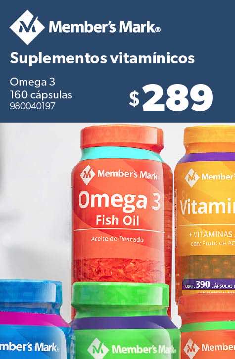 Suplementos vitamínicos Omega 3