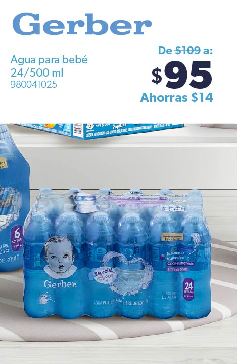 Agua para bebé 24/500 ml