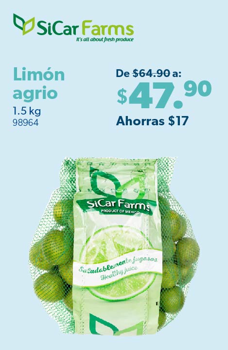 Limón agrio 1.5 kg